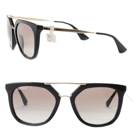 spr 13q prada|PRADA Catwalk Sunglasses SPR 13Q Black .